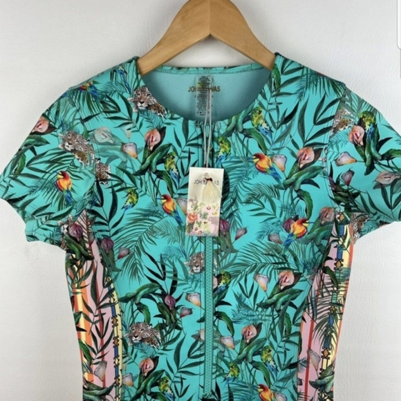 Johnny Was Taina Neoprene one Piece Swimsuit - Picture 6 of 14